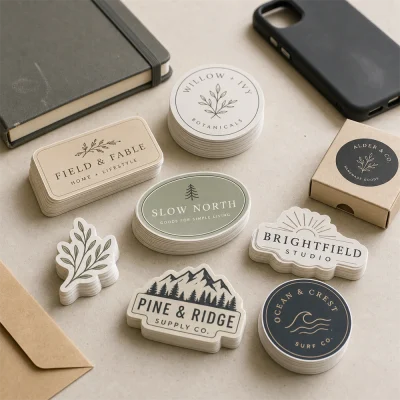 02 brand logo stickers