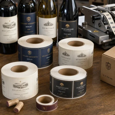 gift box warning signs labelsestate paper roll labels for wines
