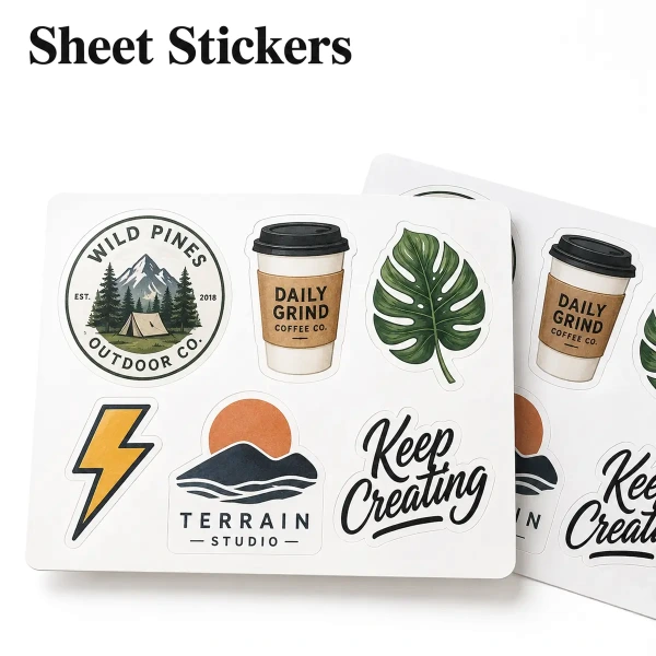 custom sheet stickers
