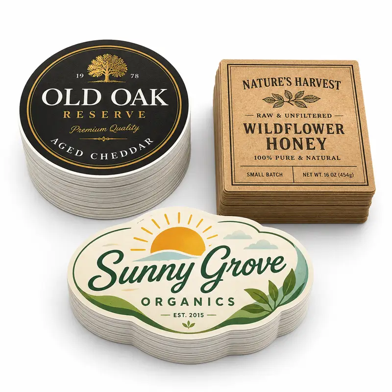 packaging stickers