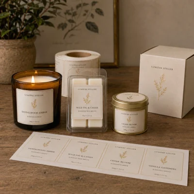 candle labels set hero