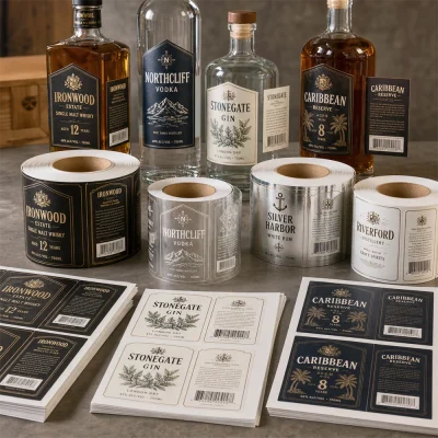 main spirit labels rolls and sheets