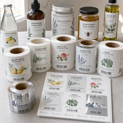 main waterproof labels rolls and sheets