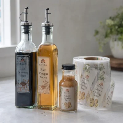 custom roll sauce labels