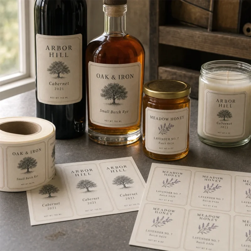 Estate Paper Labels