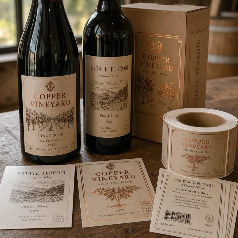 Foil Wine Labels