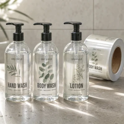 Clear PET Labels