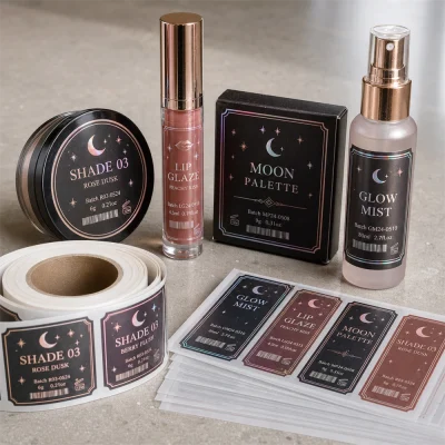 controlled makeup color shift labels
