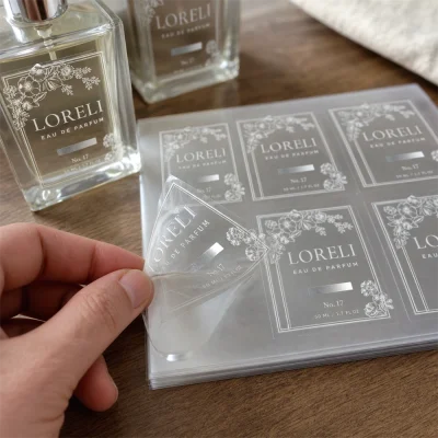 hand peel white ink sheet labels