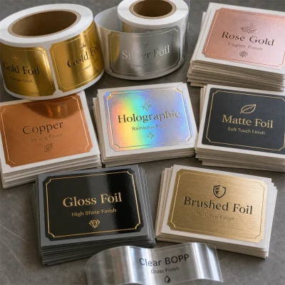 foil color finish sample pack