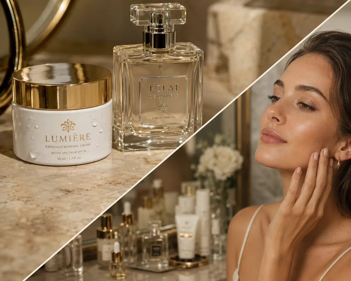 High-end Gold Foil Beauty & Cosmetic Labels