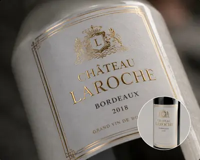 Gold Foil Label