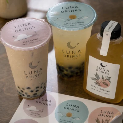 bubble tea labels