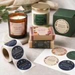 candles removable labels