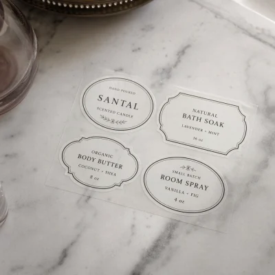 clear vinyl labels