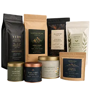 coffee tea labels