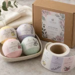 custom bath bomb labels