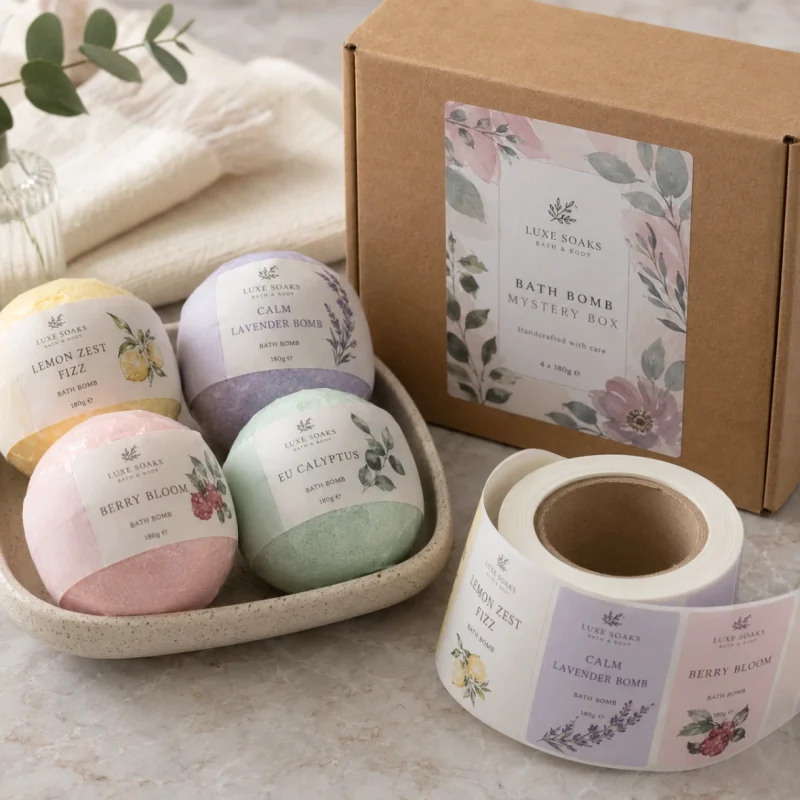 Bath Bomb Labels