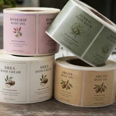 custom roll bath body labels