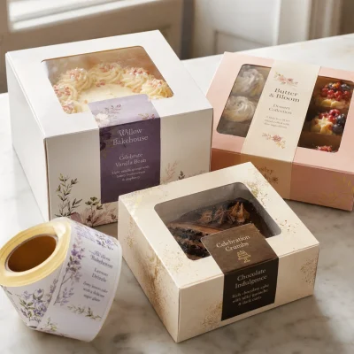 custom roll bread cake labels