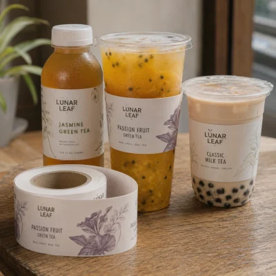 custom roll bubble tea labels