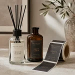 custom diffuser labels roll