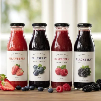 Fruit Juice Drink Labels