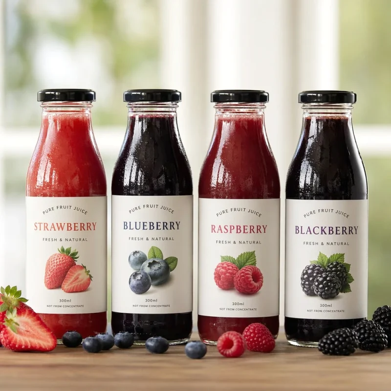 Fruit Juice Drink Labels