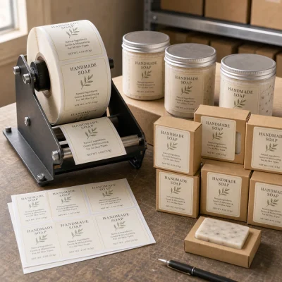 handmade soap labels roll