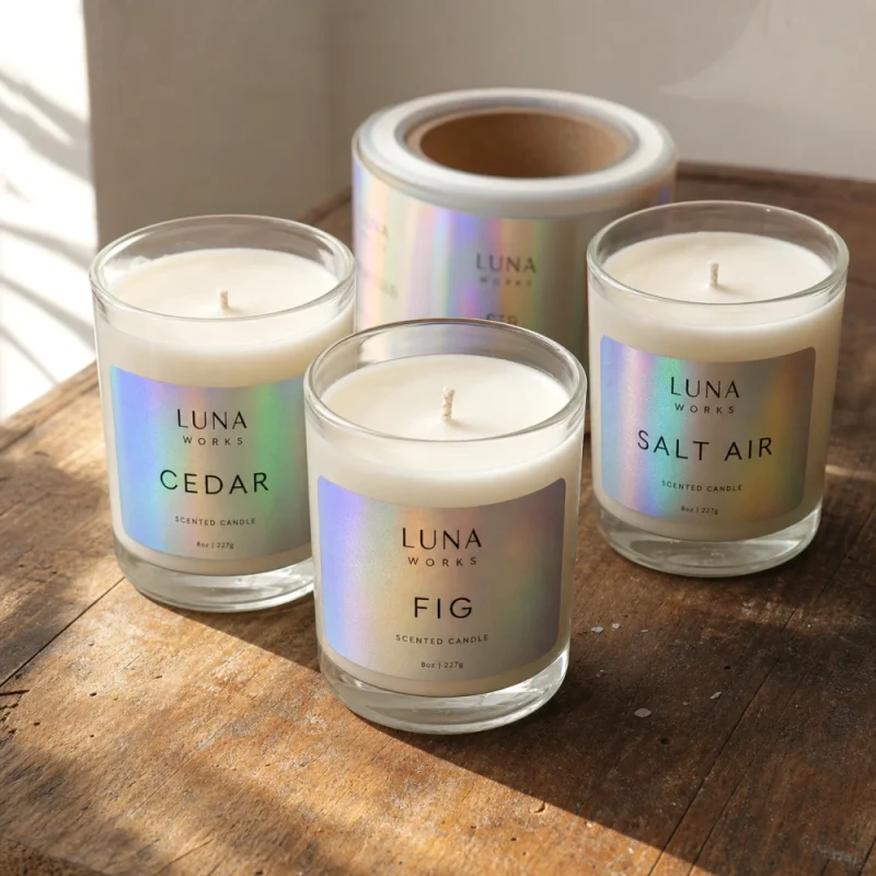 Holographic Vinyl Labels