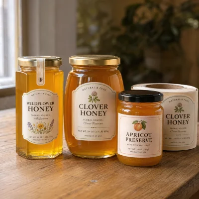 honey roll labels