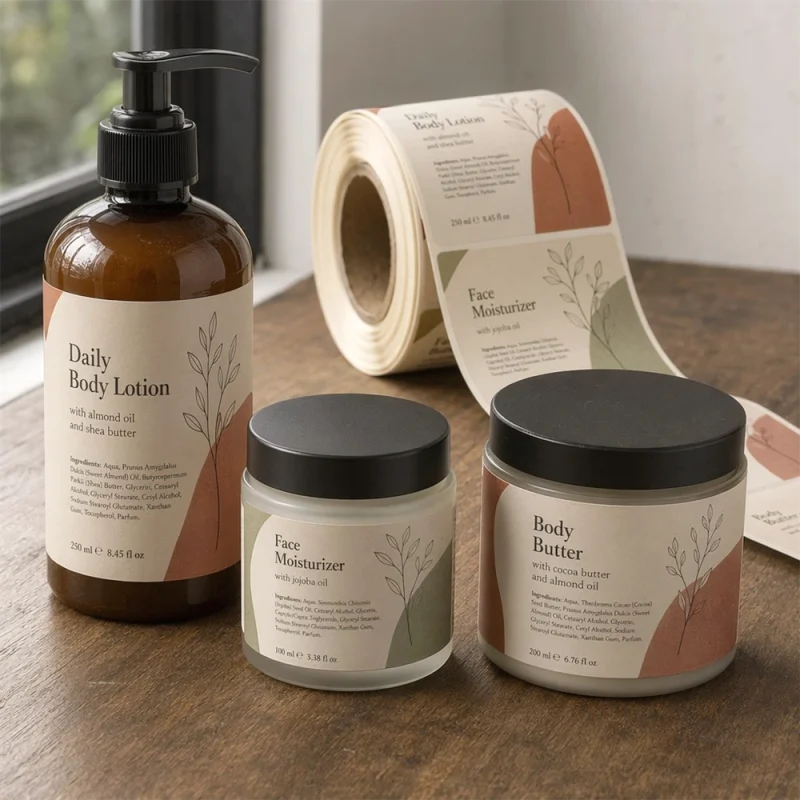 Lotion And Face Cream Labels