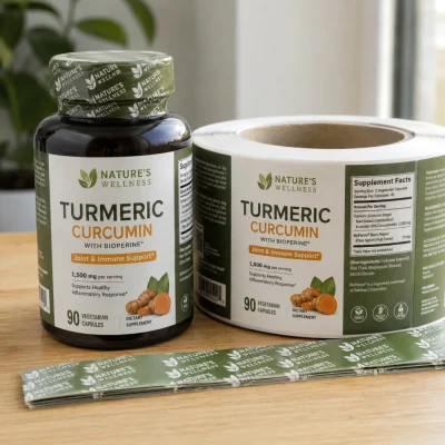 nutraceutical roll labels 6