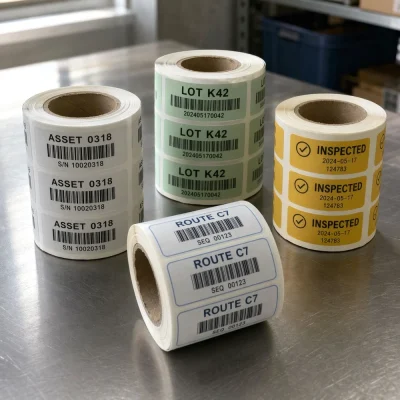 roll permanent adhesive labels
