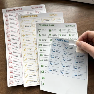 removable sheet labels