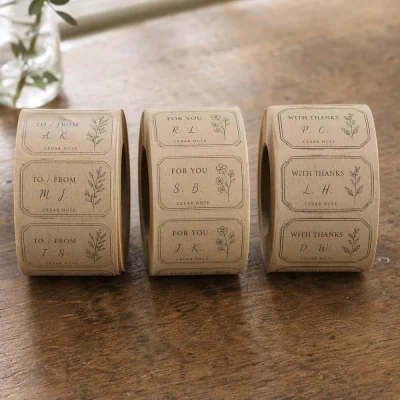 removable roll labels