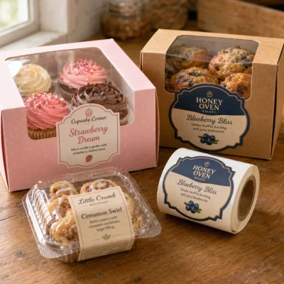 roll bread cake labels