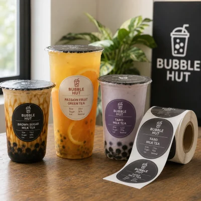 Bubble Tea Labels