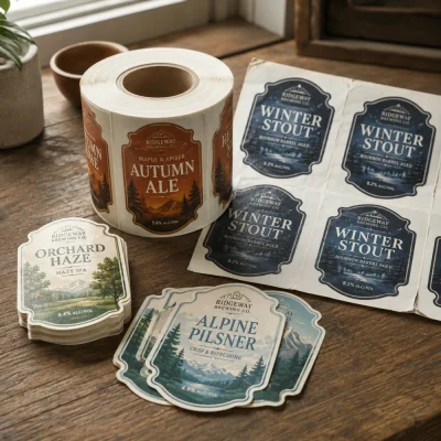 roll sheet labels for beer