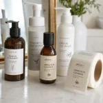 skincare labels for plastic bottles