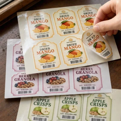 custom snack labels
