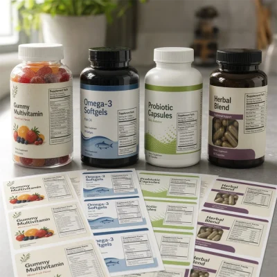 custom sheet supplement label