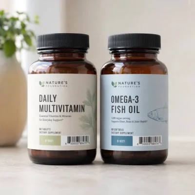 custom supplement label