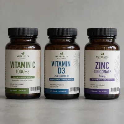 custom supplement label