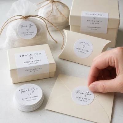 White Paper Labels