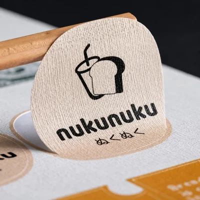linen look texture paper for labels and stickers